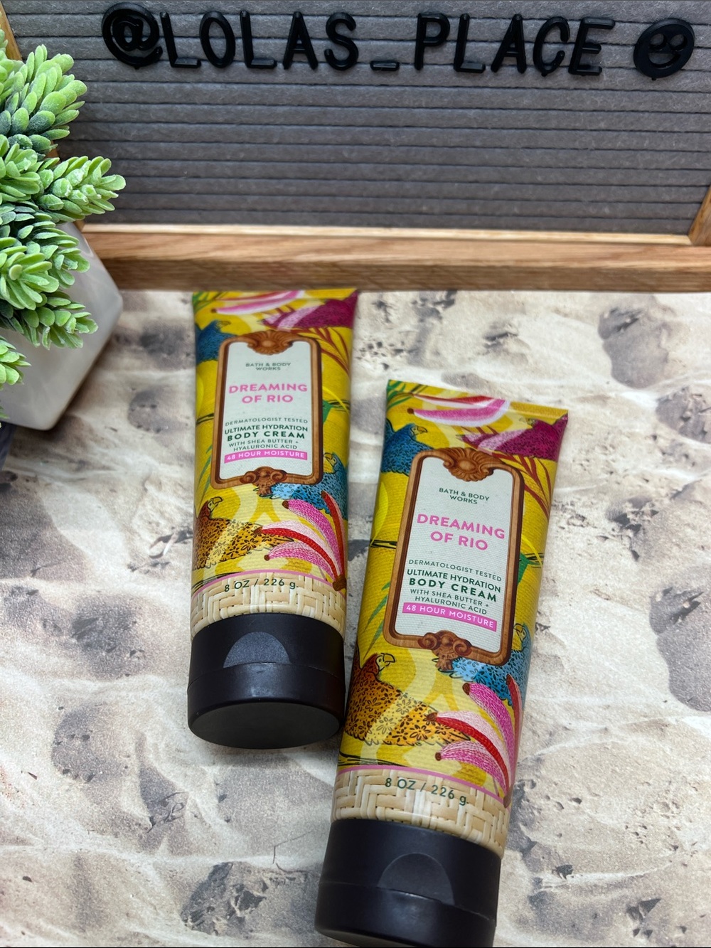 Bath & Body Works-Dreaming Of Rio-2 Body Cream Set-NEW